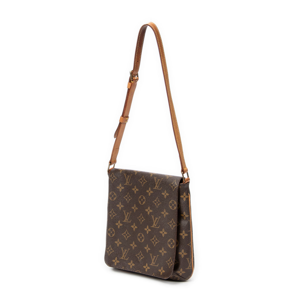 Shoulder Bag Musette Salsa Brown Monogram Canvas