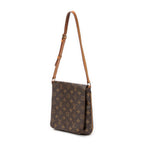 Shoulder Bag Musette Salsa Brown Monogram Canvas