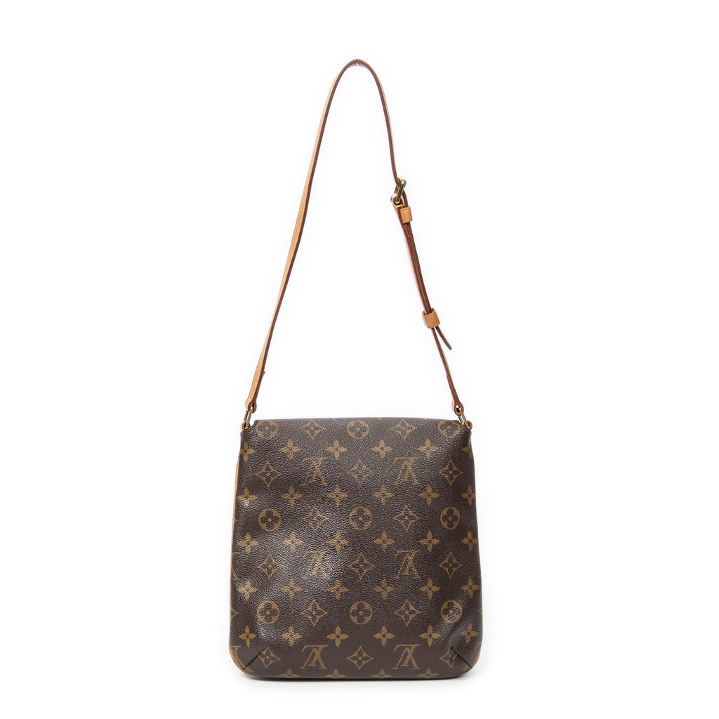 Shoulder Bag Musette Salsa Brown Monogram Canvas