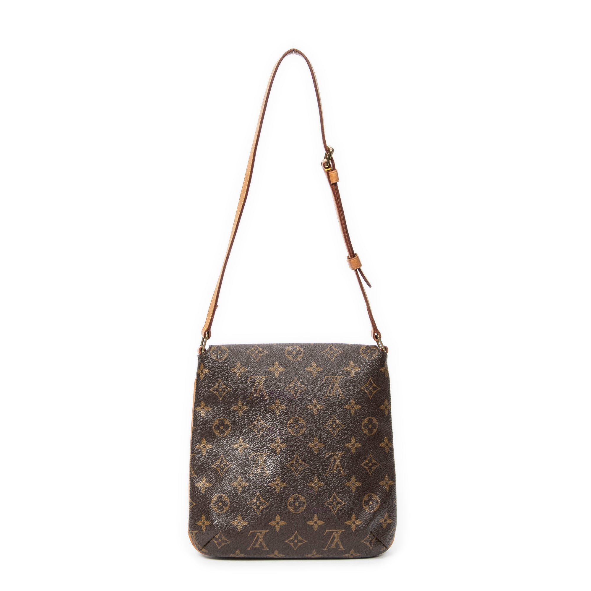 Shoulder Bag Musette Salsa Brown Monogram Canvas