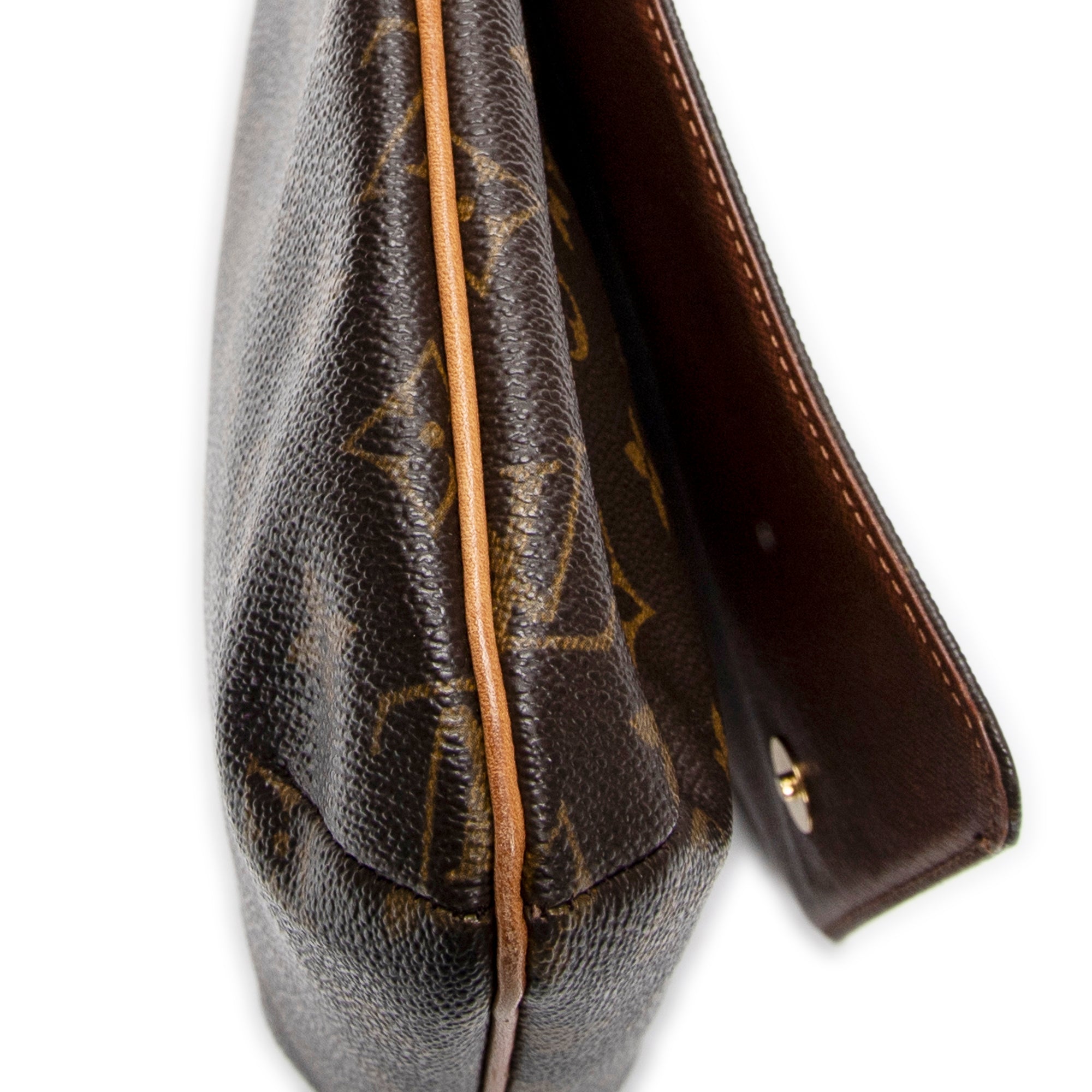 Shoulder Bag Musette Salsa Brown Monogram Canvas