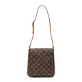 Shoulder Bag Musette Salsa Brown Monogram Canvas