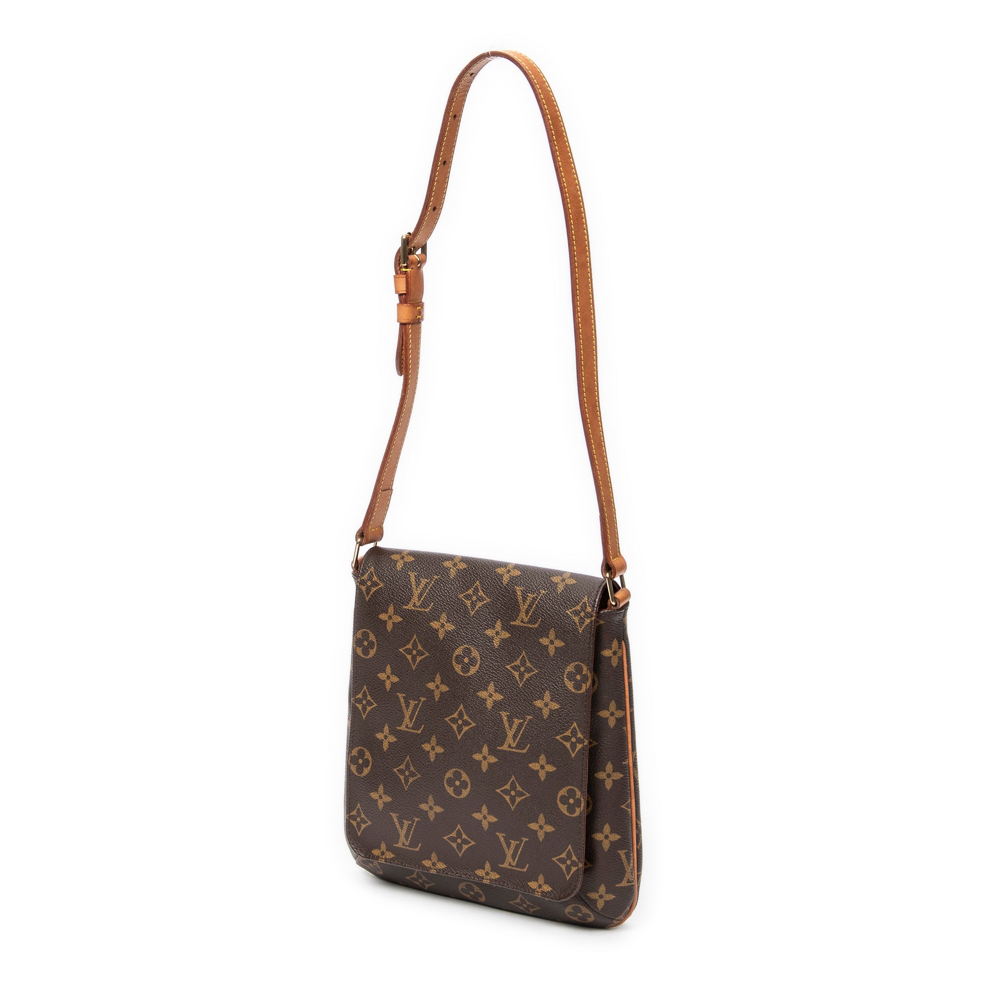 Shoulder Bag Musette Salsa Brown Monogram Canvas