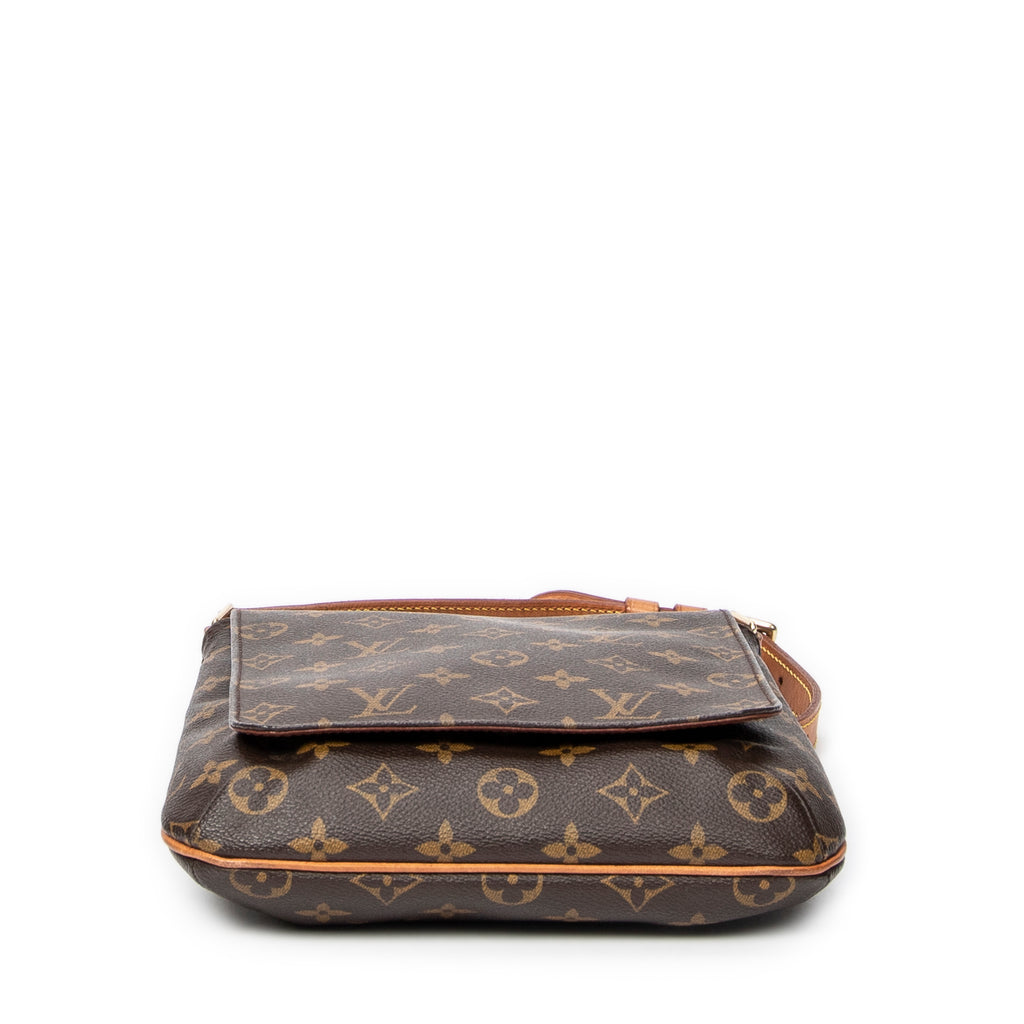 Shoulder Bag Musette Salsa Brown Monogram Canvas
