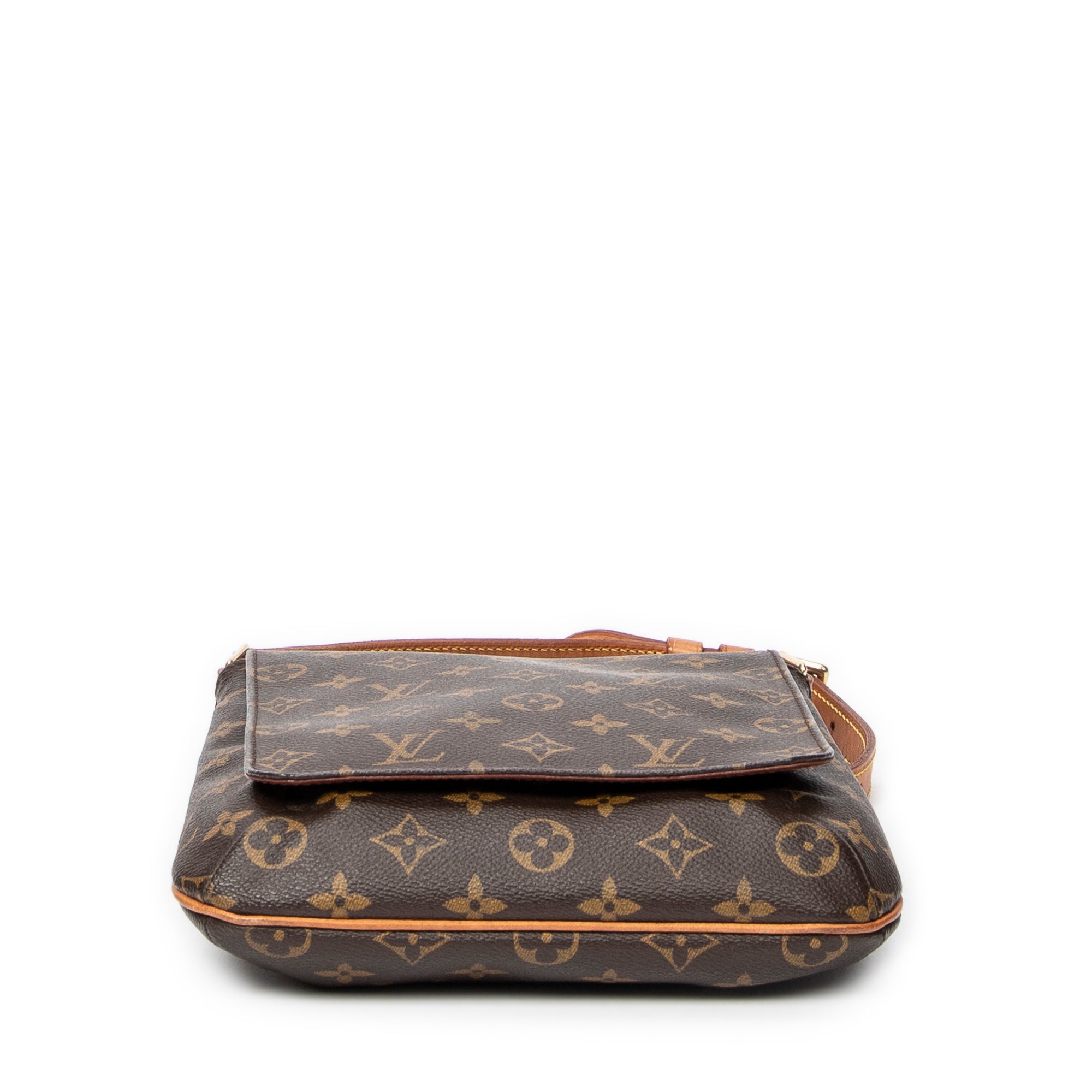 Shoulder Bag Musette Salsa Brown Monogram Canvas