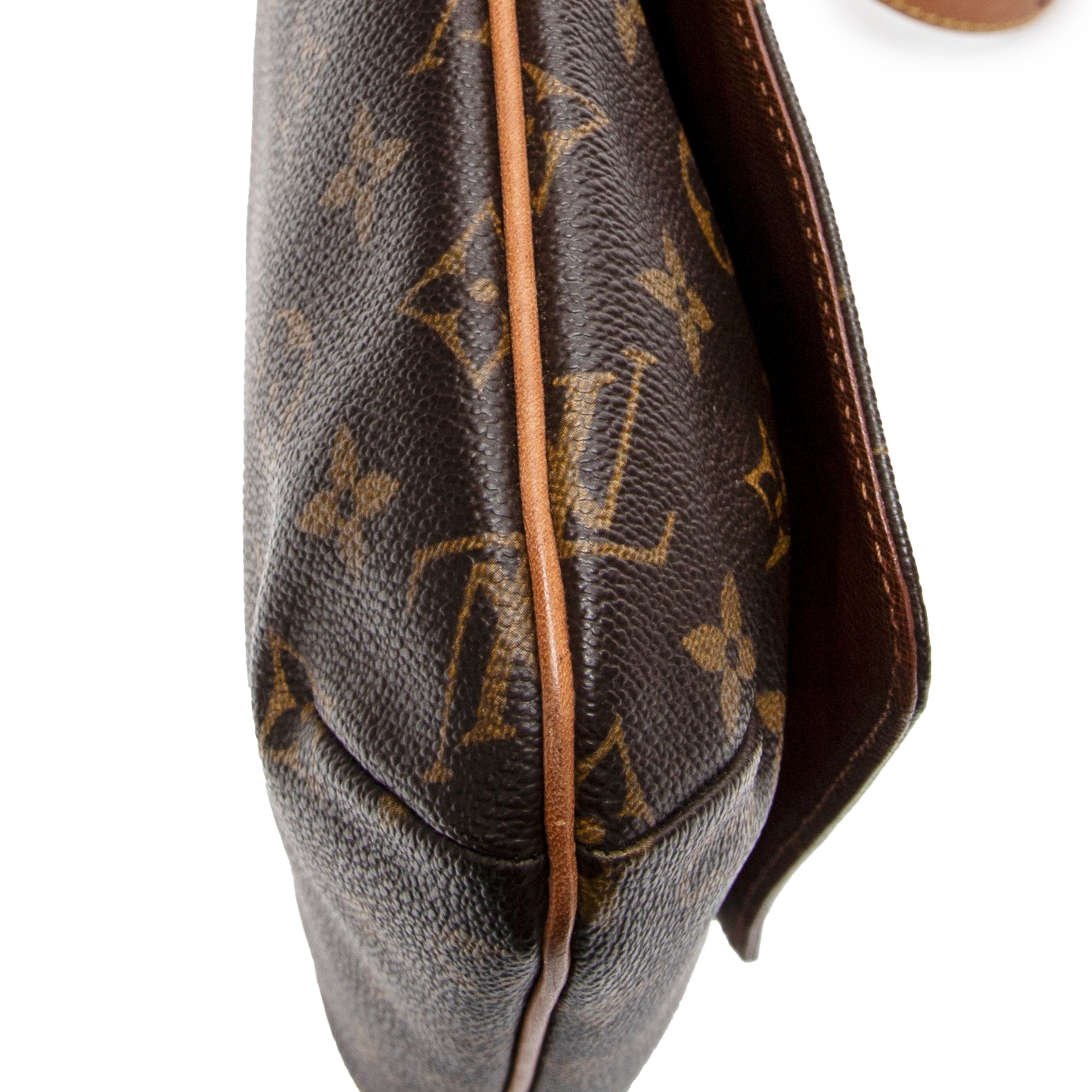 Shoulder Bag Musette Salsa Brown Monogram Canvas