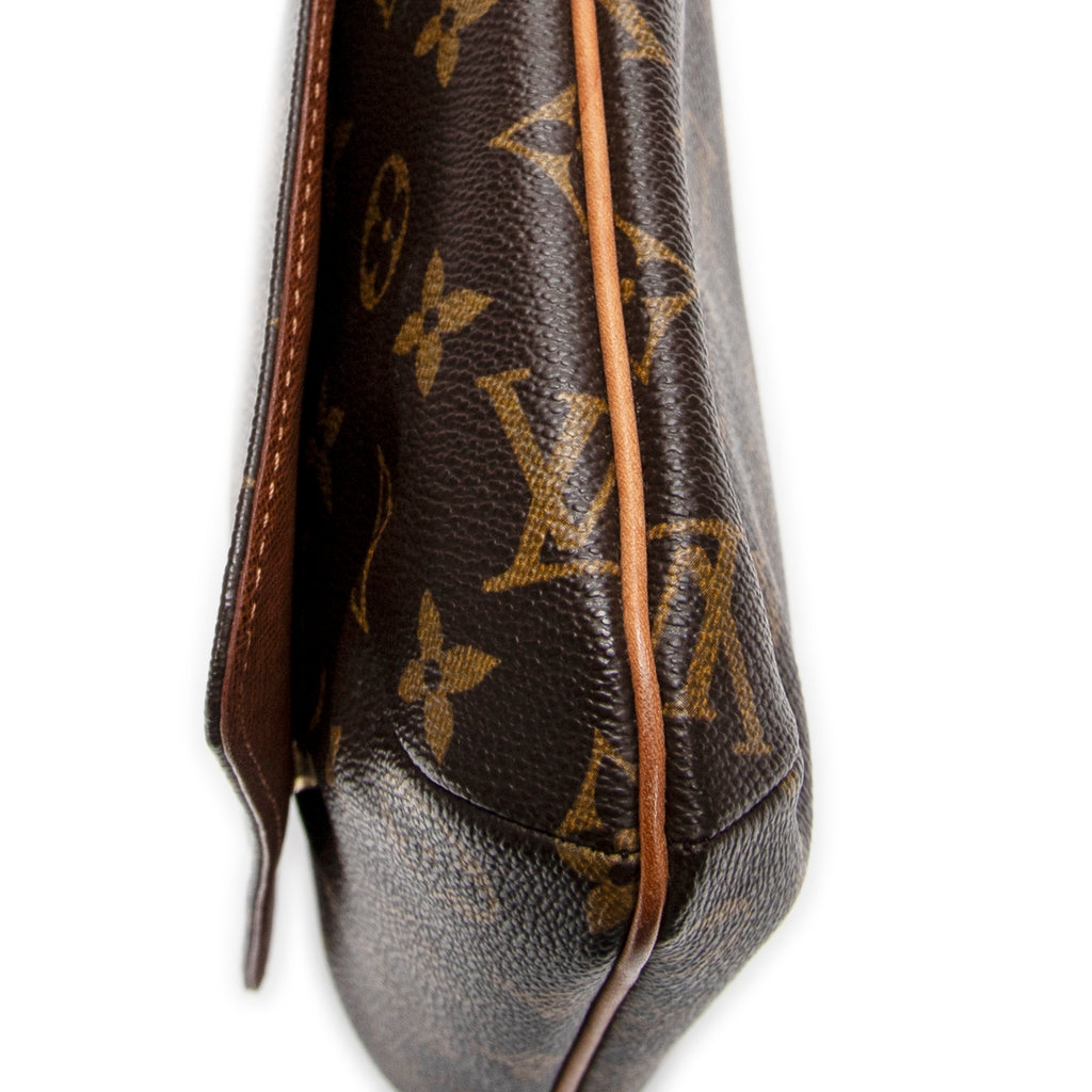Shoulder Bag Musette Salsa Brown Monogram Canvas