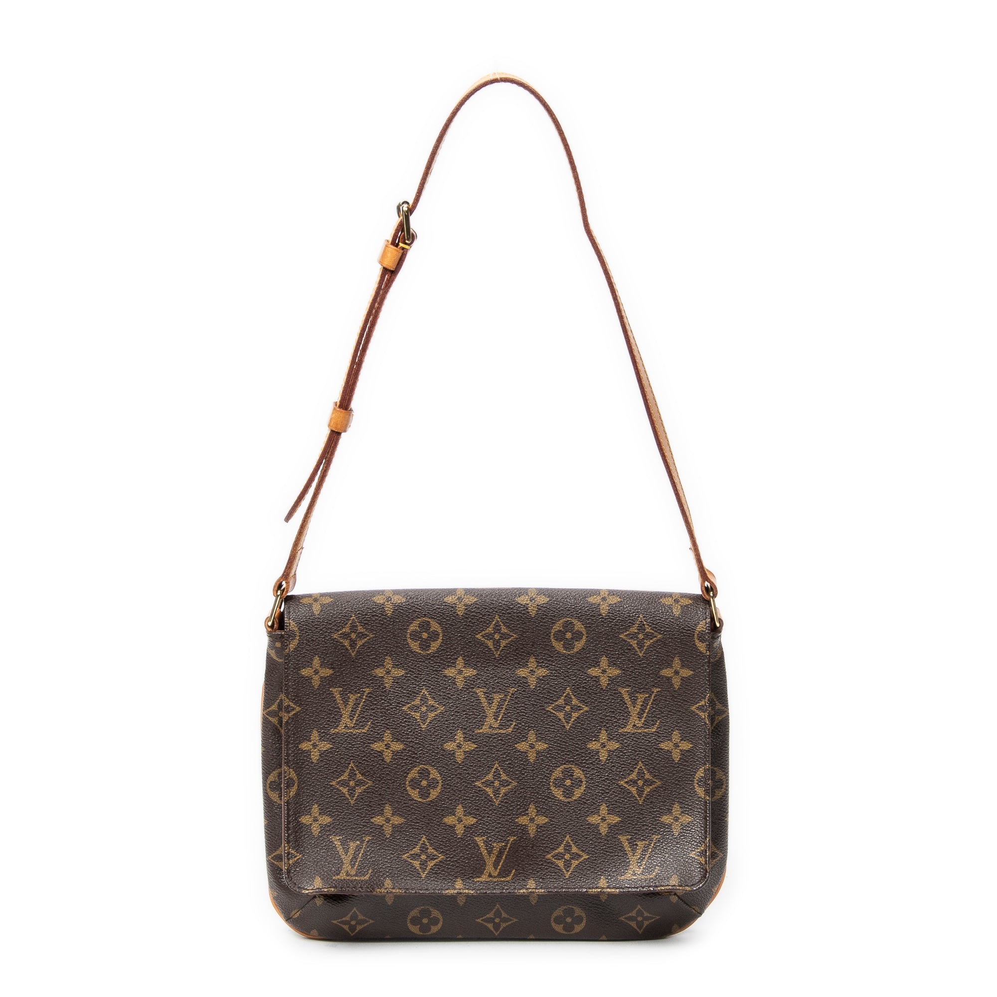 Shoulder Bag Musette Tango Brown Monogram Canvas