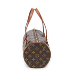 Handbag Papillon 30 Brown Monogram Canvas