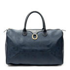 Travel Bag Vintage Medium Travel Boston Navy Blue Maxi Diorissimo Coated Canvas