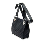 Shoulder Bag Eclipse Square Crossbody Black Monogrammed Canvas
