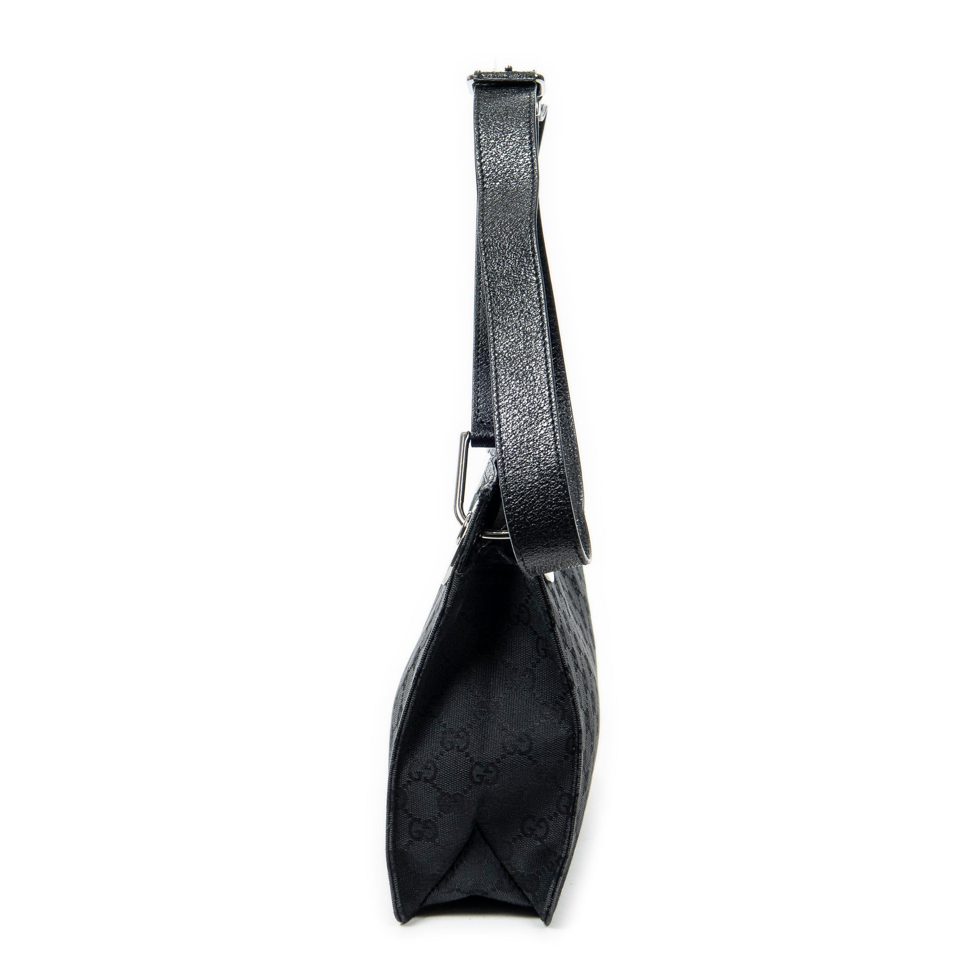 Shoulder Bag Eclipse Square Crossbody Black Monogrammed Canvas