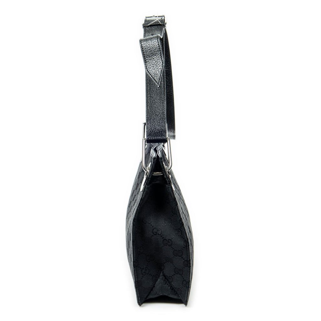 Shoulder Bag Eclipse Square Crossbody Black Monogrammed Canvas
