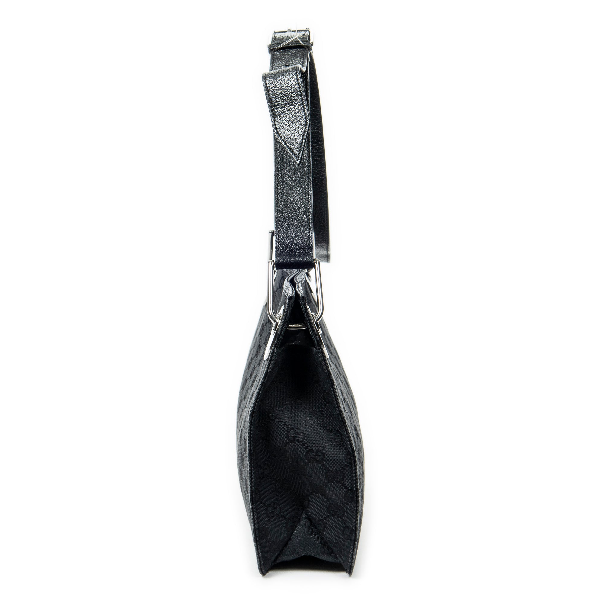 Shoulder Bag Eclipse Square Crossbody Black Monogrammed Canvas
