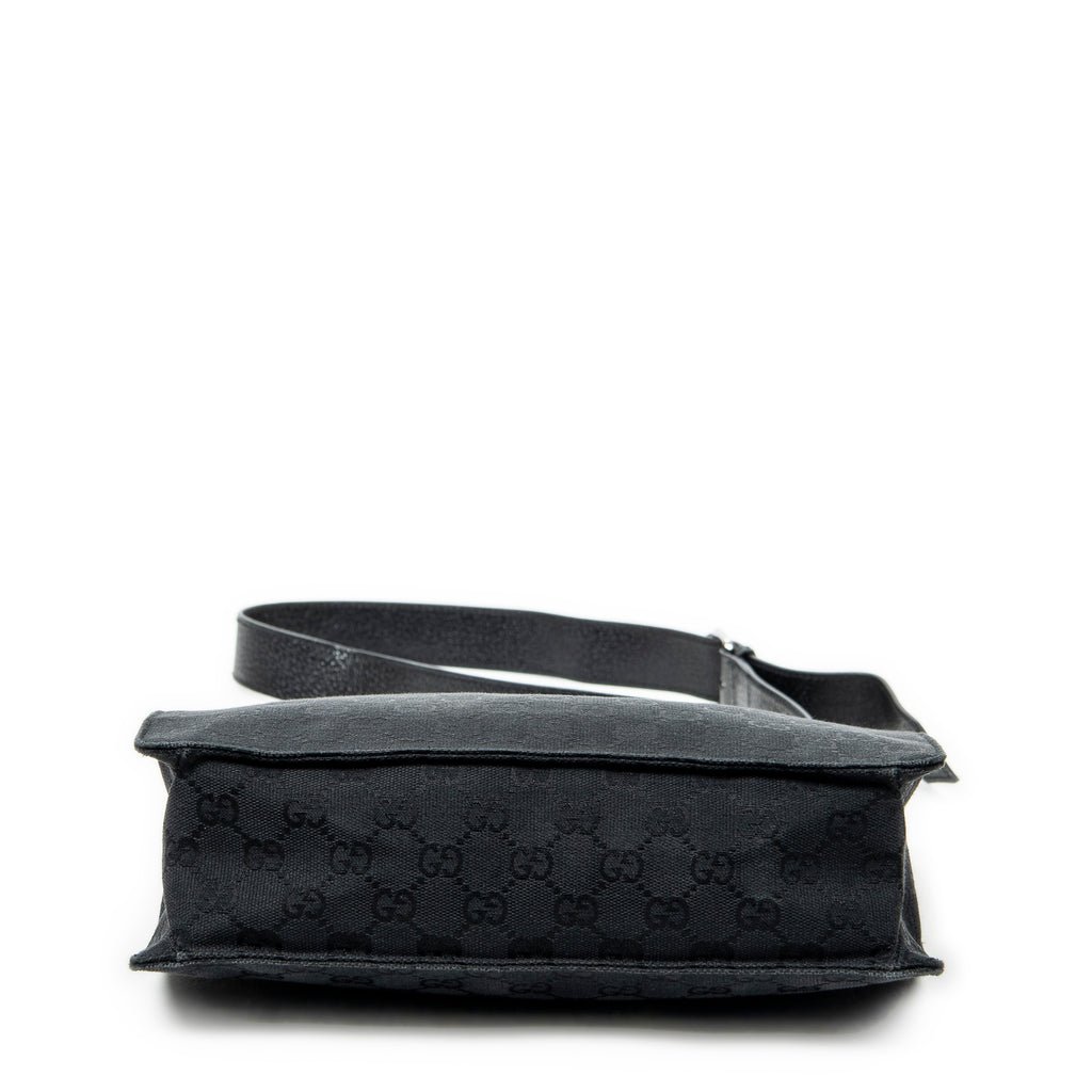 Shoulder Bag Eclipse Square Crossbody Black Monogrammed Canvas