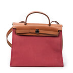 Shoulder Bag Herbag Zip PM Fuchsia Toile Officier Canvas