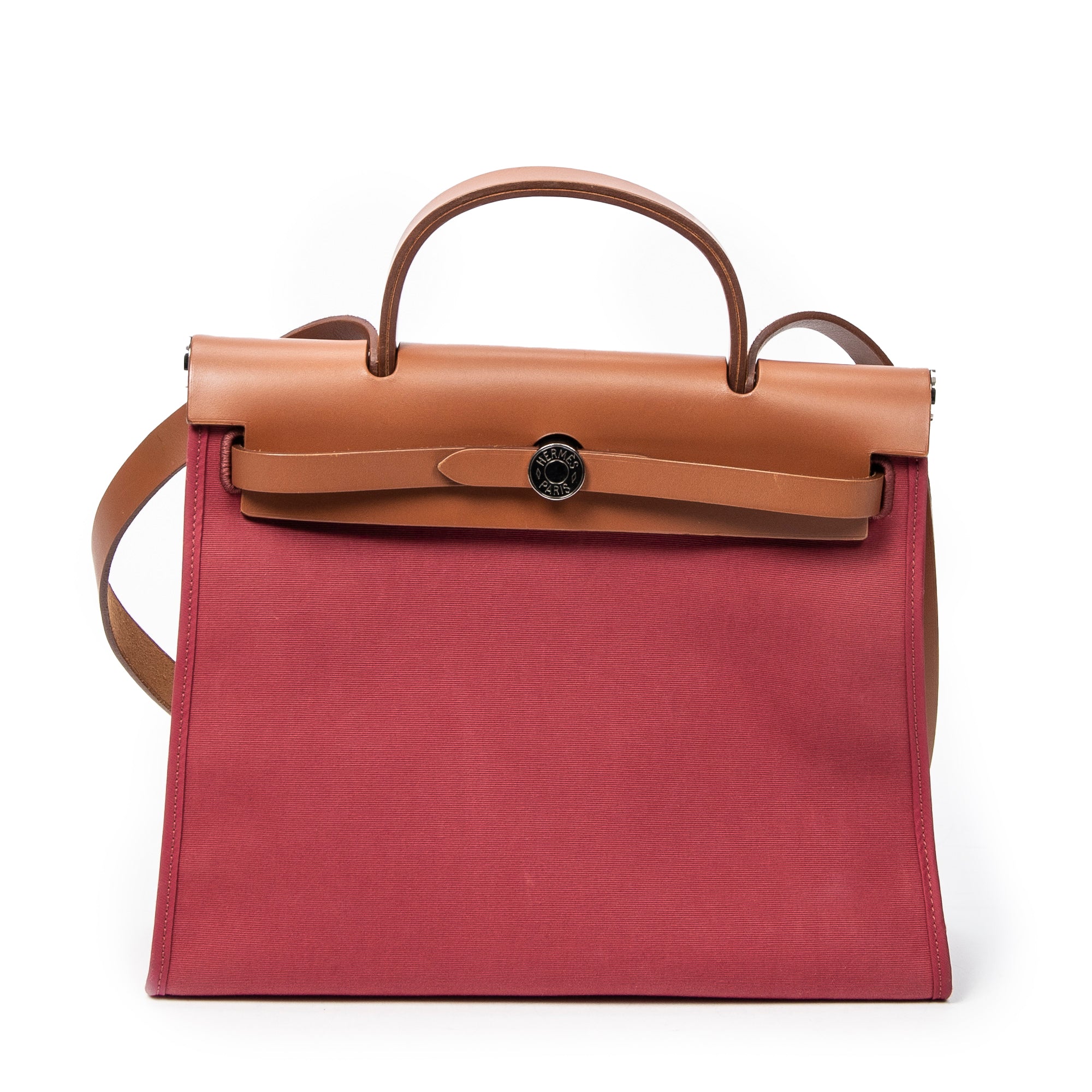 Shoulder Bag Herbag Zip PM Fuchsia Toile Officier Canvas