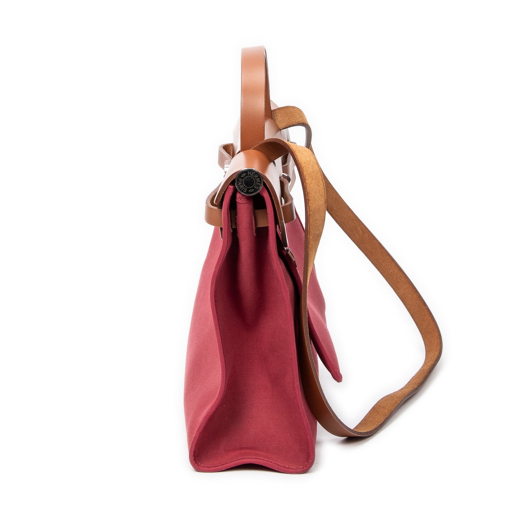 Shoulder Bag Herbag Zip PM Fuchsia Toile Officier Canvas