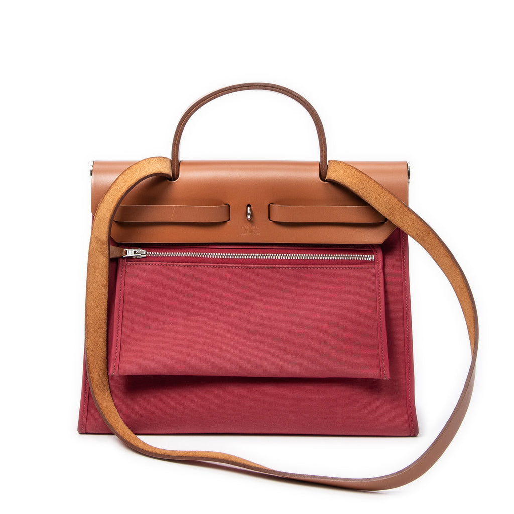 Shoulder Bag Herbag Zip PM Fuchsia Toile Officier Canvas