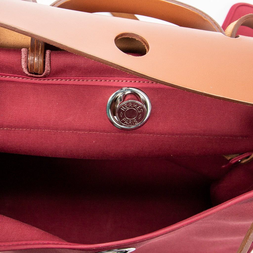 Shoulder Bag Herbag Zip PM Fuchsia Toile Officier Canvas