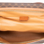 Pouch Top Handle Toiletry Pouch Brown Macadam Coated Canvas