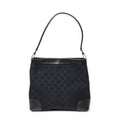 Shoulder Bag Vintage GG Shoulder Bag Black Monogrammed Canvas