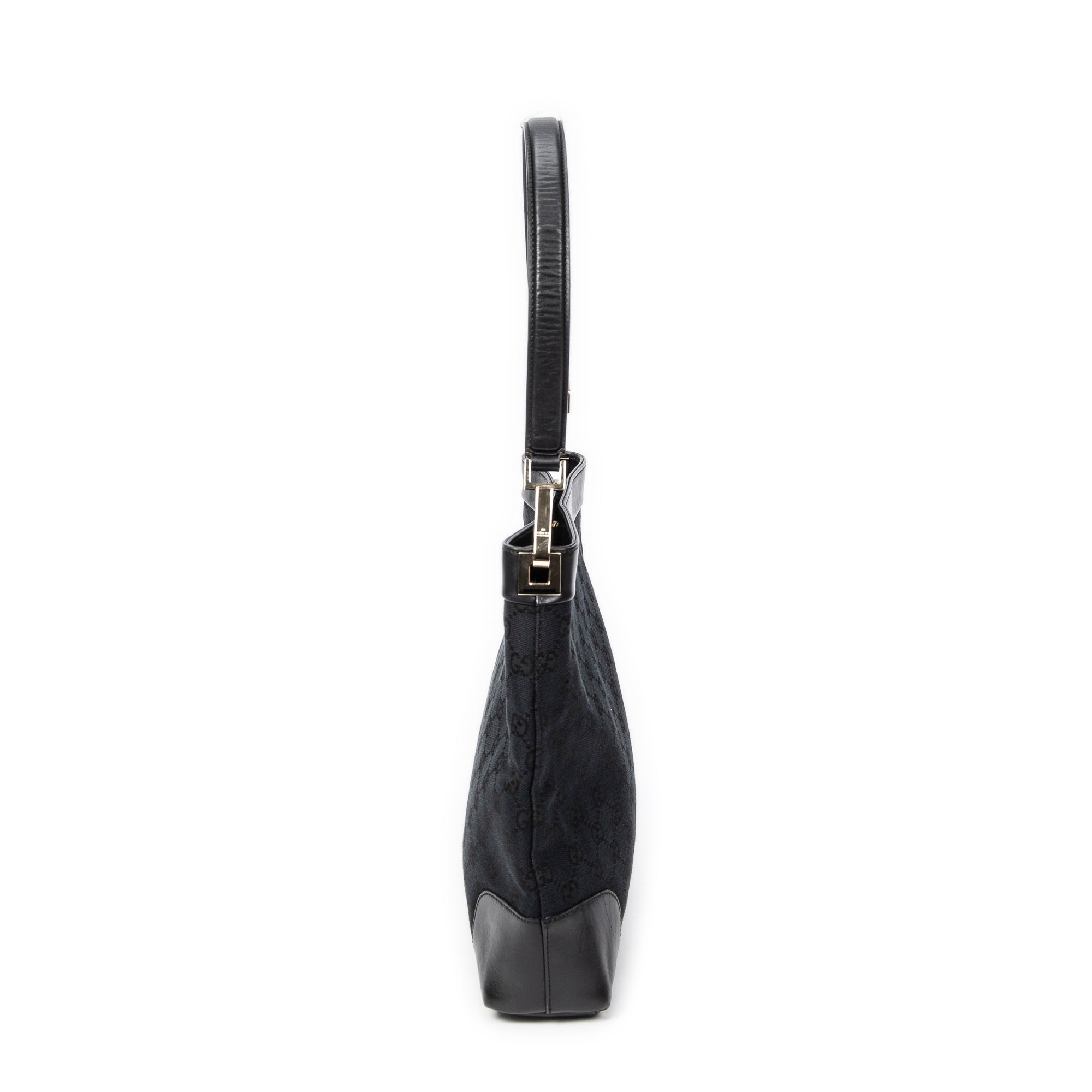 Shoulder Bag Vintage GG Shoulder Bag Black Monogrammed Canvas