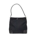 Shoulder Bag Vintage GG Shoulder Bag Black Monogrammed Canvas
