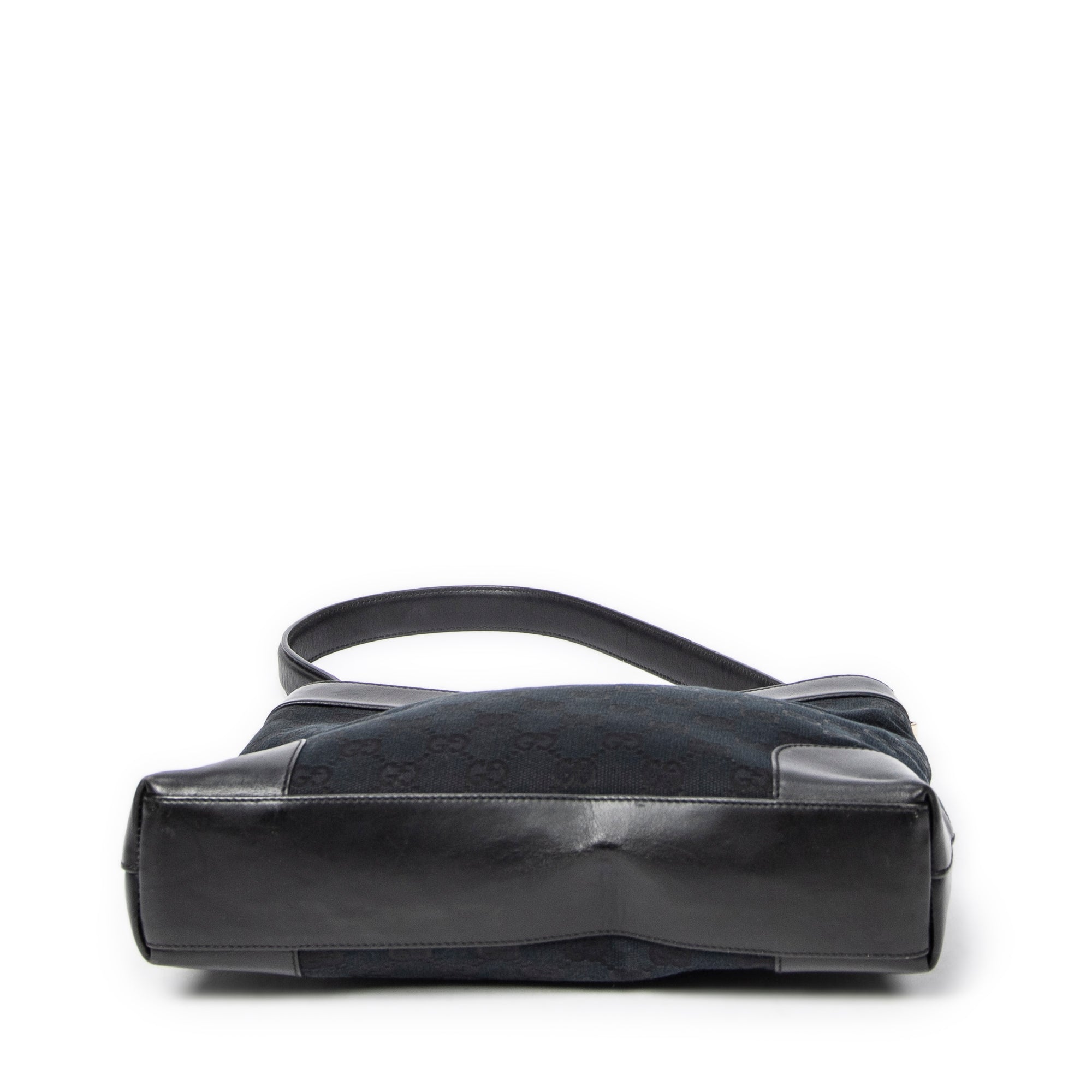 Shoulder Bag Vintage GG Shoulder Bag Black Monogrammed Canvas