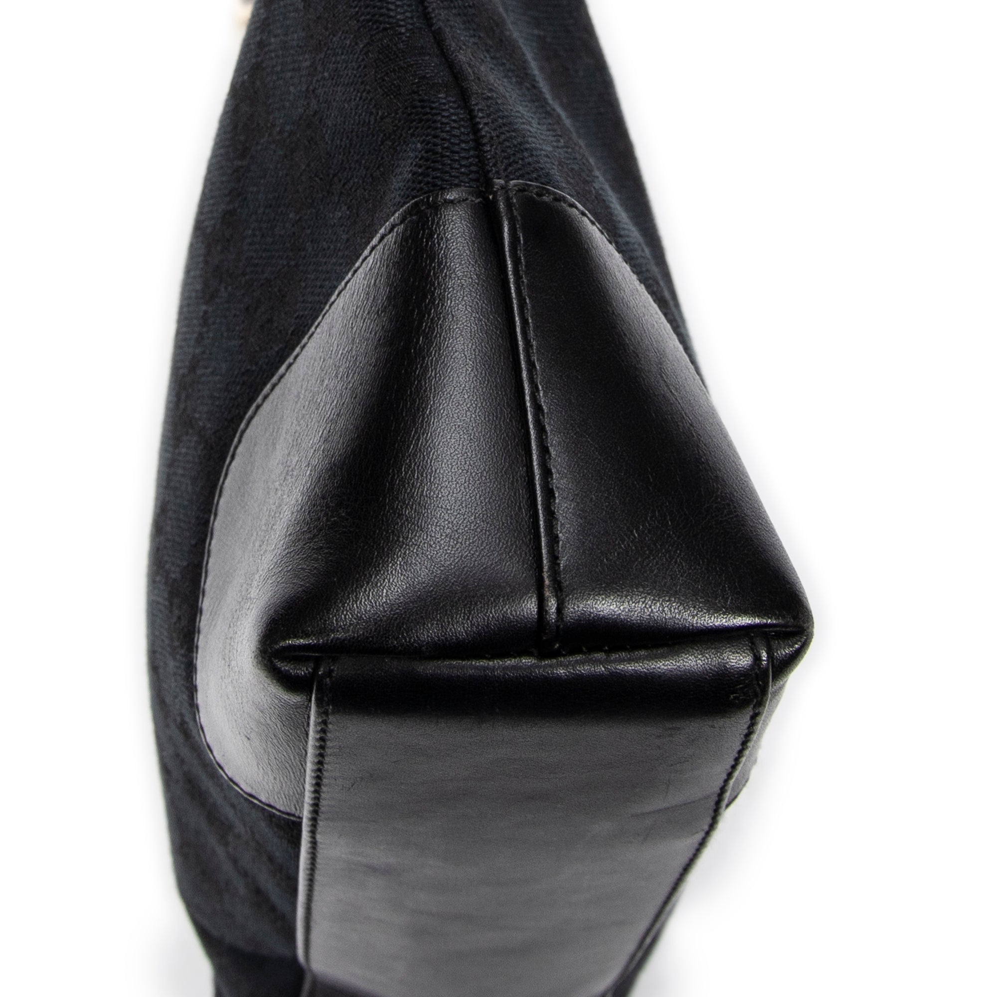 Shoulder Bag Vintage GG Shoulder Bag Black Monogrammed Canvas