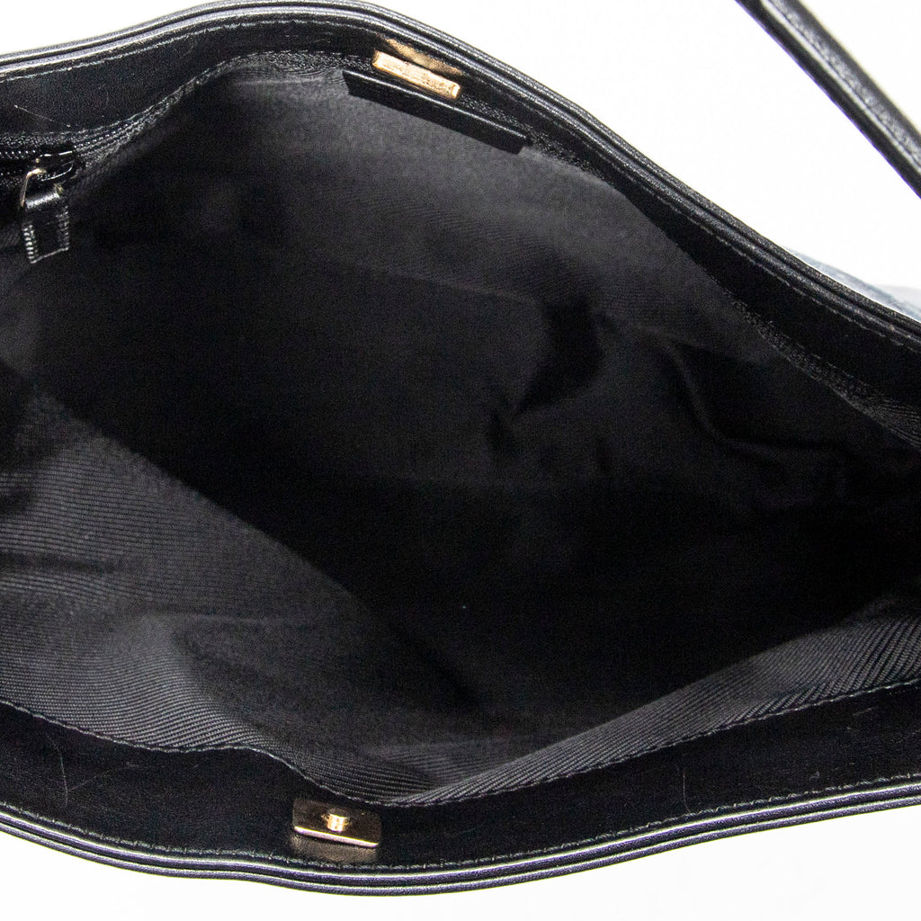 Shoulder Bag Vintage GG Shoulder Bag Black Monogrammed Canvas