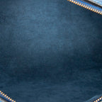 Bolso de mano Soufflot de piel Epi azul