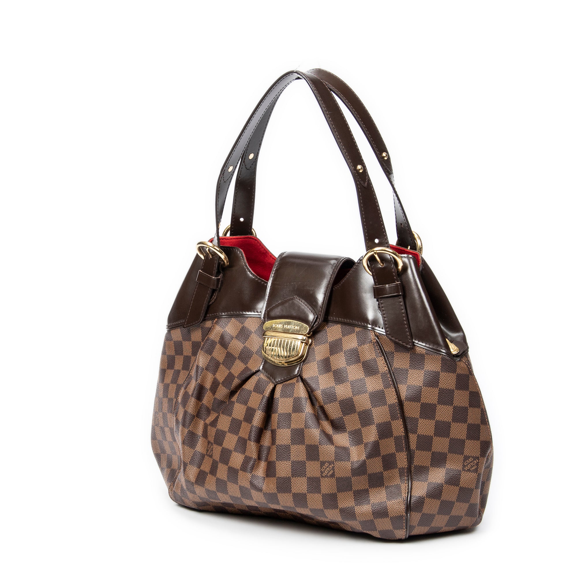 Shoulder Bag Sistina GM Brown Damier Ebene
