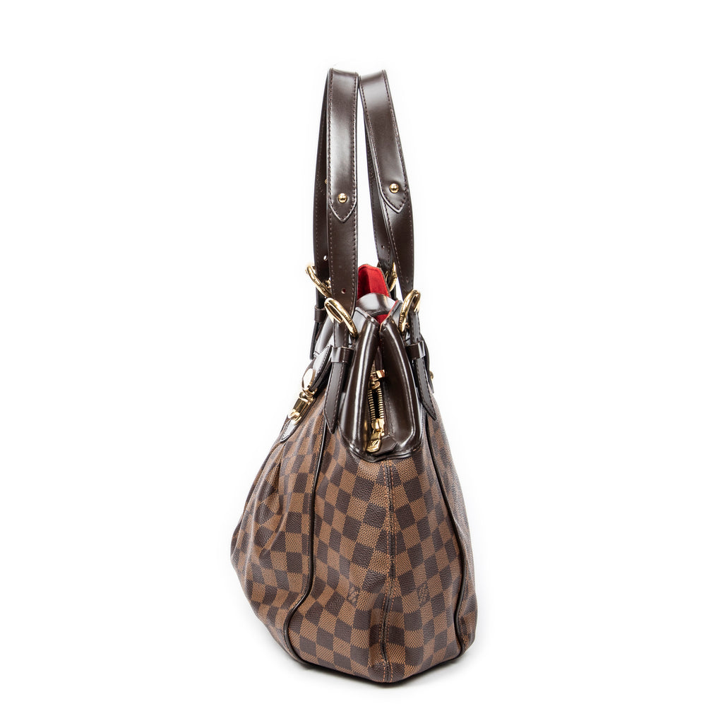 Shoulder Bag Sistina GM Brown Damier Ebene