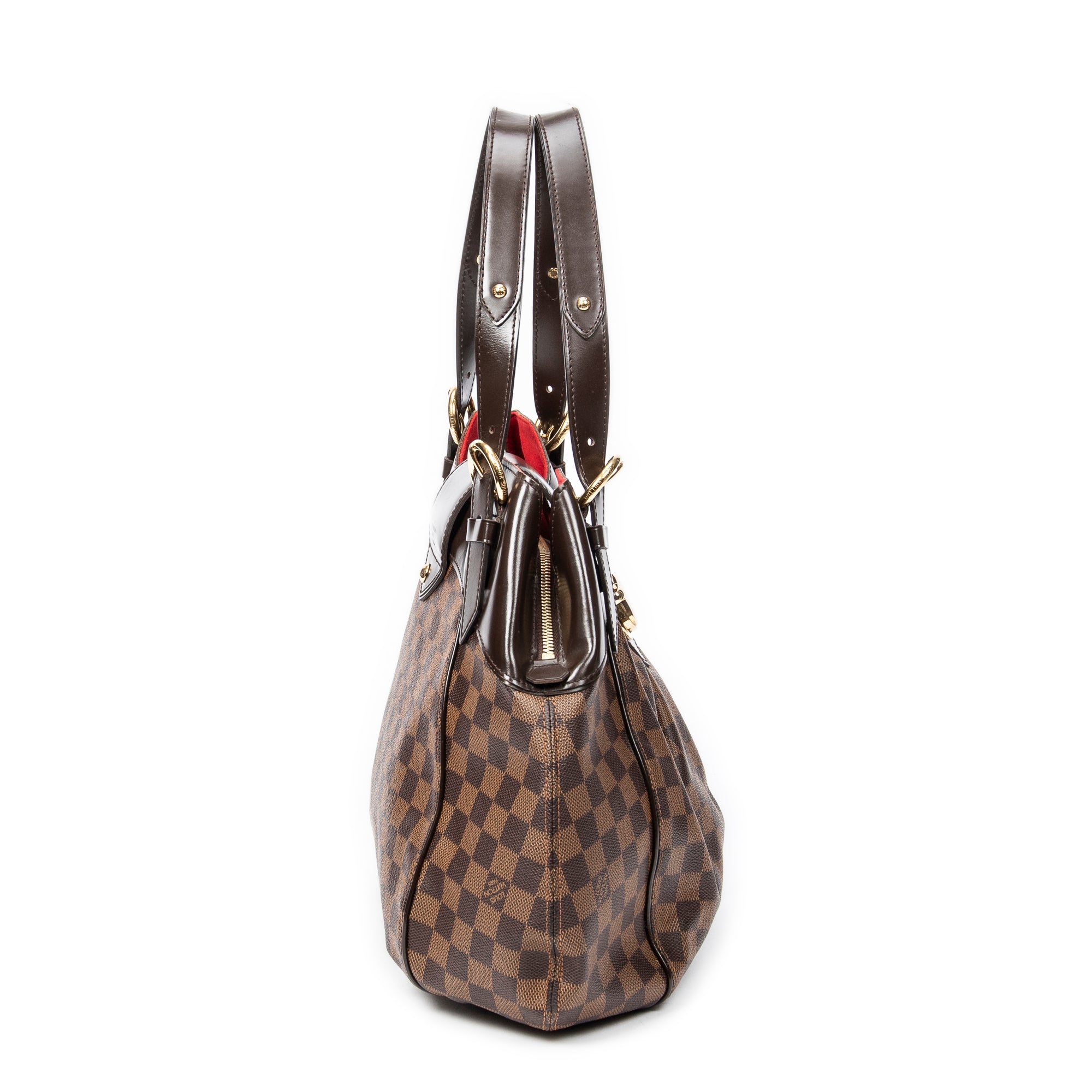 Shoulder Bag Sistina GM Brown Damier Ebene