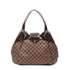 Shoulder Bag Sistina GM Brown Damier Ebene