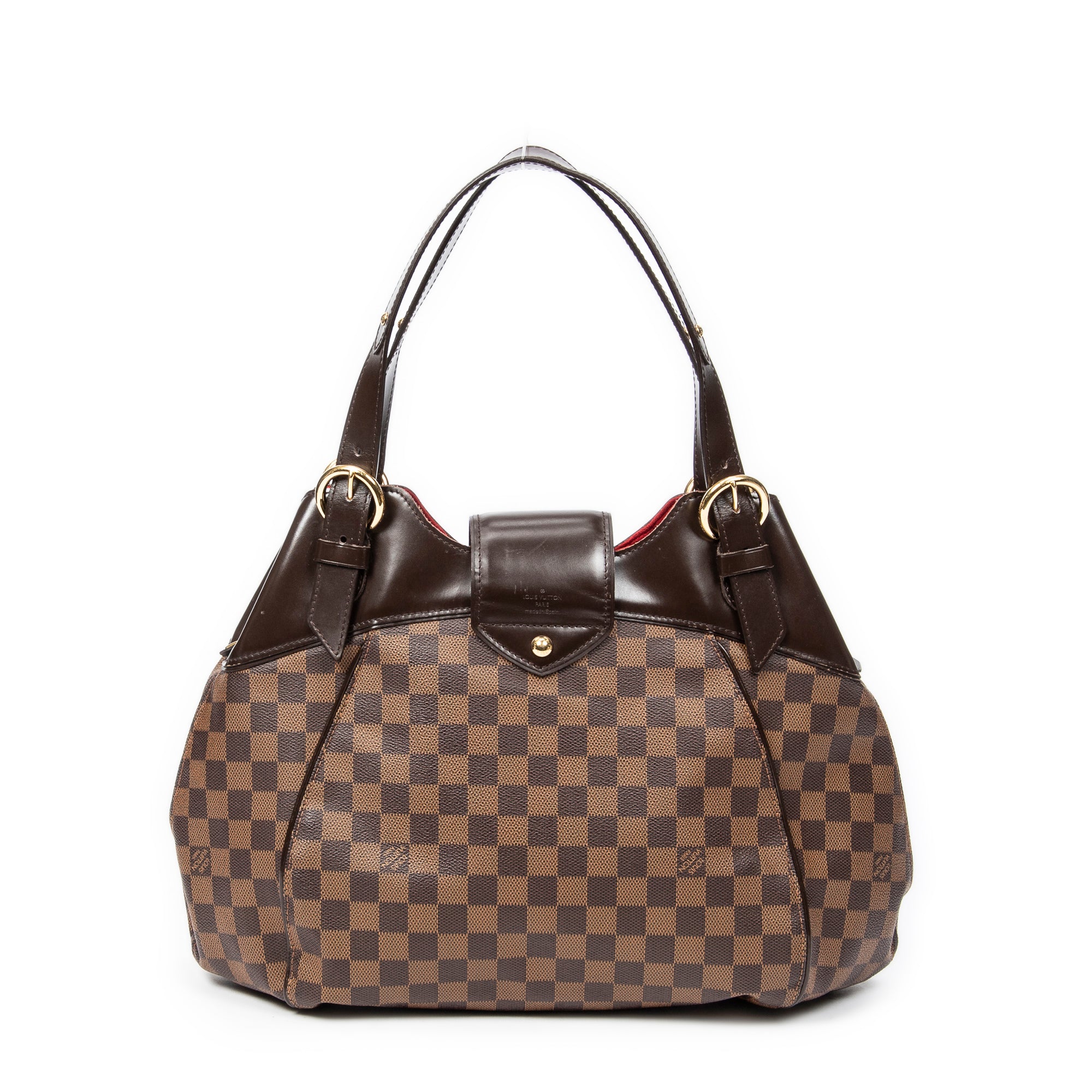 Shoulder Bag Sistina GM Brown Damier Ebene