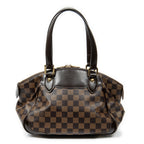 Bolso de hombro Verona PM Damier Ébène marrón