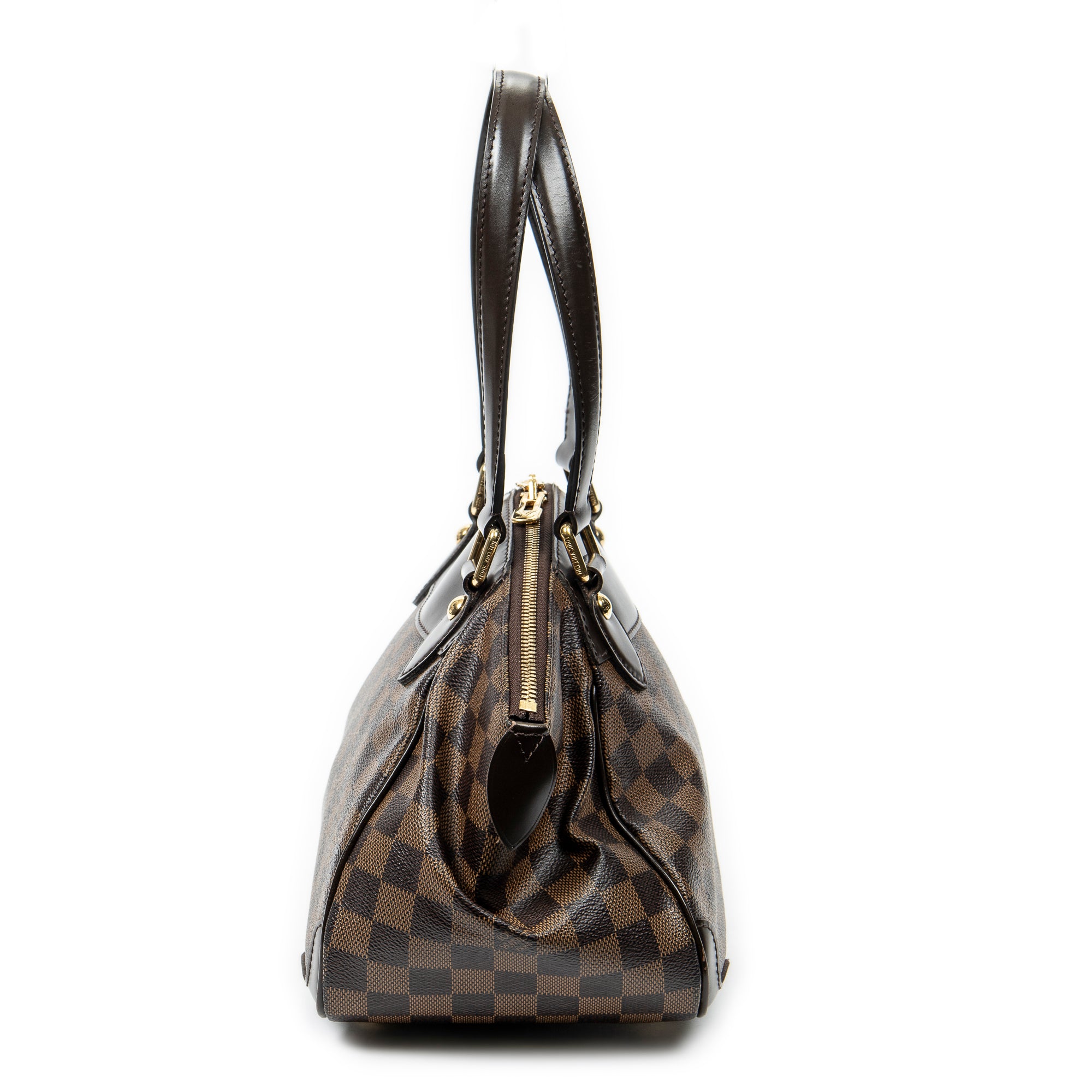 Bolso de hombro Verona PM Damier Ébène marrón