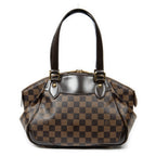 Bolso de hombro Verona PM Damier Ébène marrón