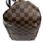 Bolso de hombro Verona PM Damier Ébène marrón