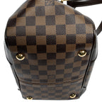 Bolso de hombro Verona PM Damier Ébène marrón