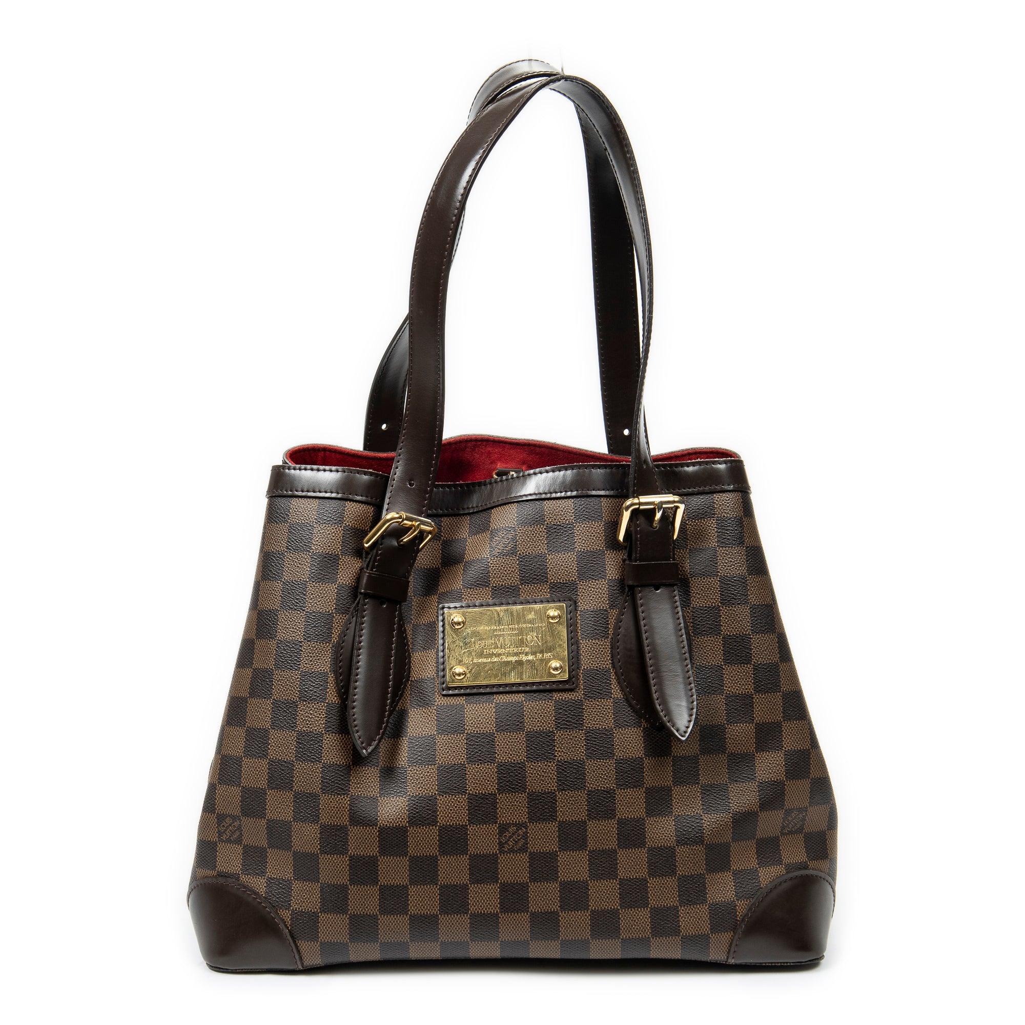 Bolso de Hombro Hampstead MM Damier Ebene Marrón