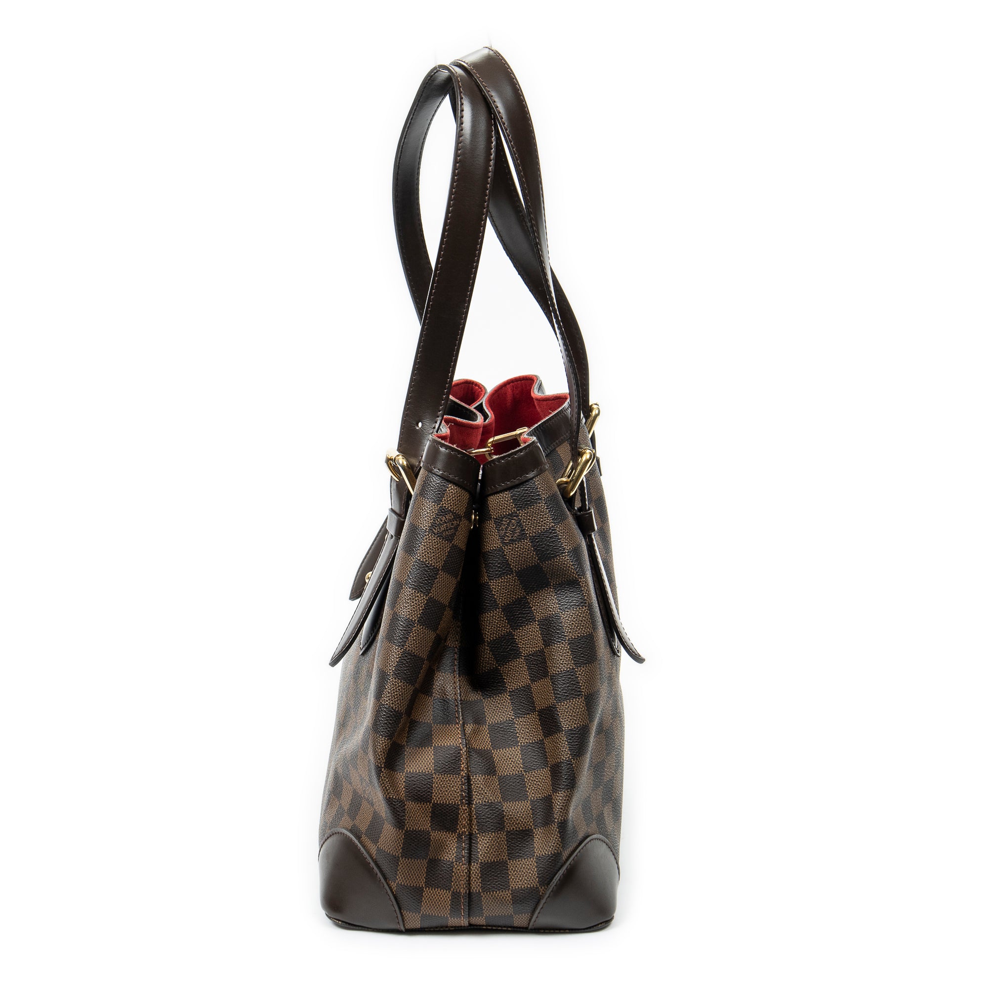 Bolso de Hombro Hampstead MM Damier Ebene Marrón