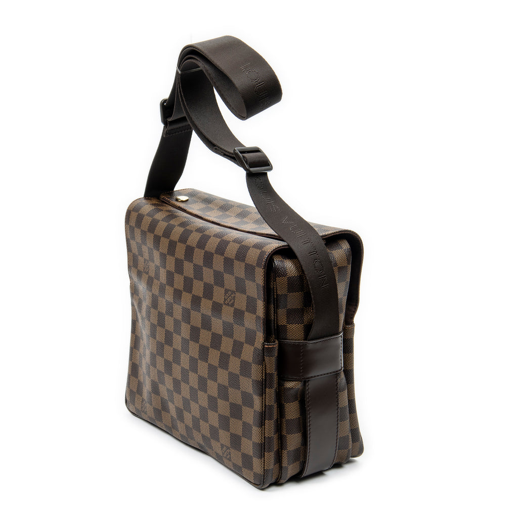 Shoulder Bag Naviglio Brown Damier Ebene