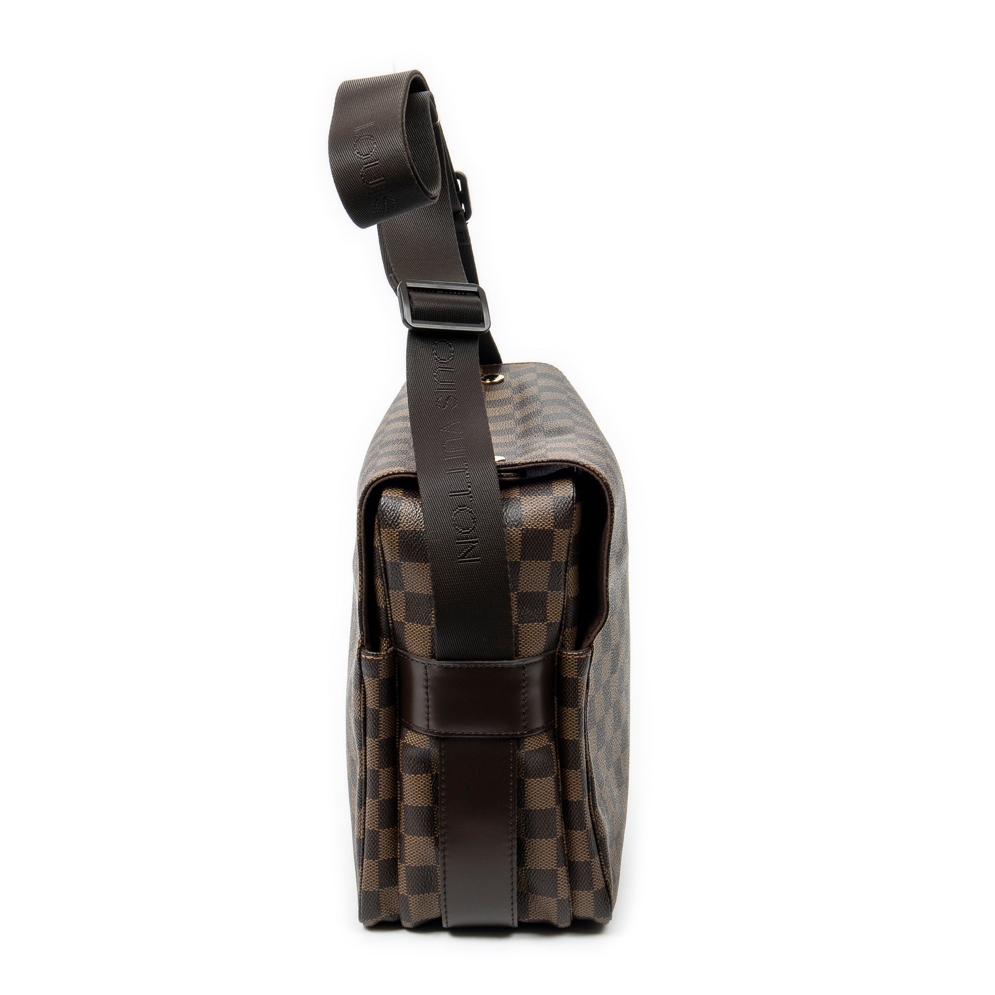 Shoulder Bag Naviglio Brown Damier Ebene