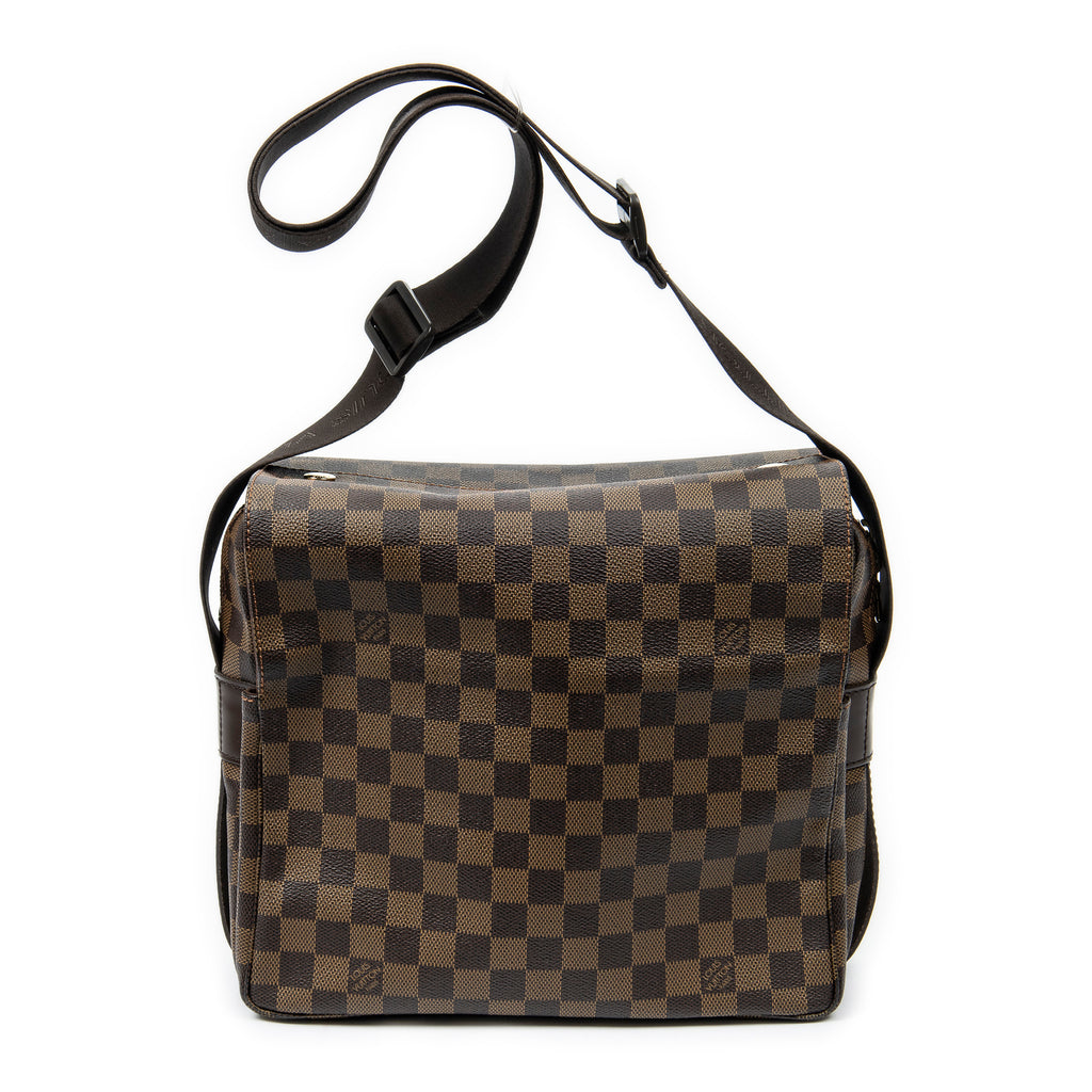 Shoulder Bag Naviglio Brown Damier Ebene