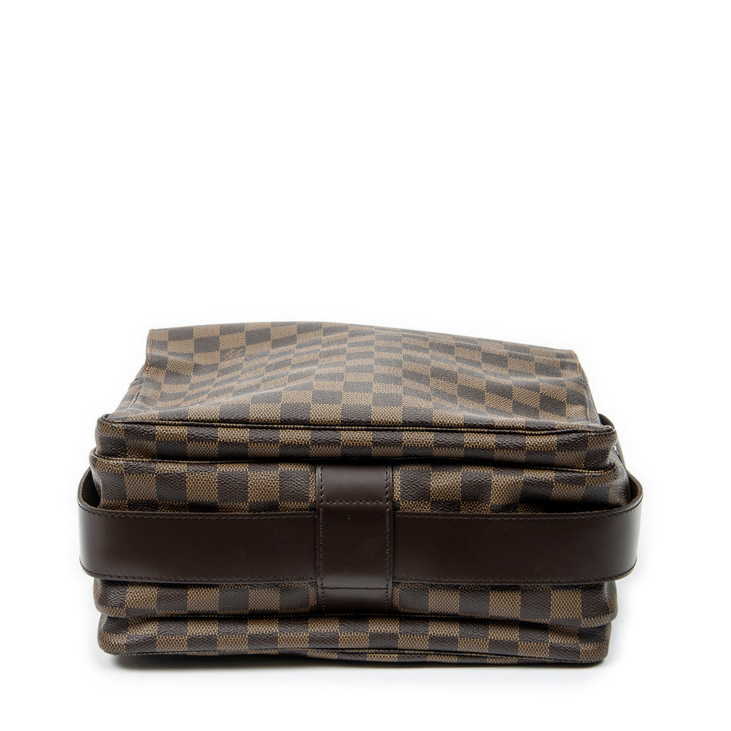 Shoulder Bag Naviglio Brown Damier Ebene