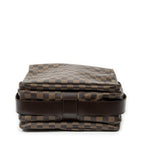 Shoulder Bag Naviglio Brown Damier Ebene