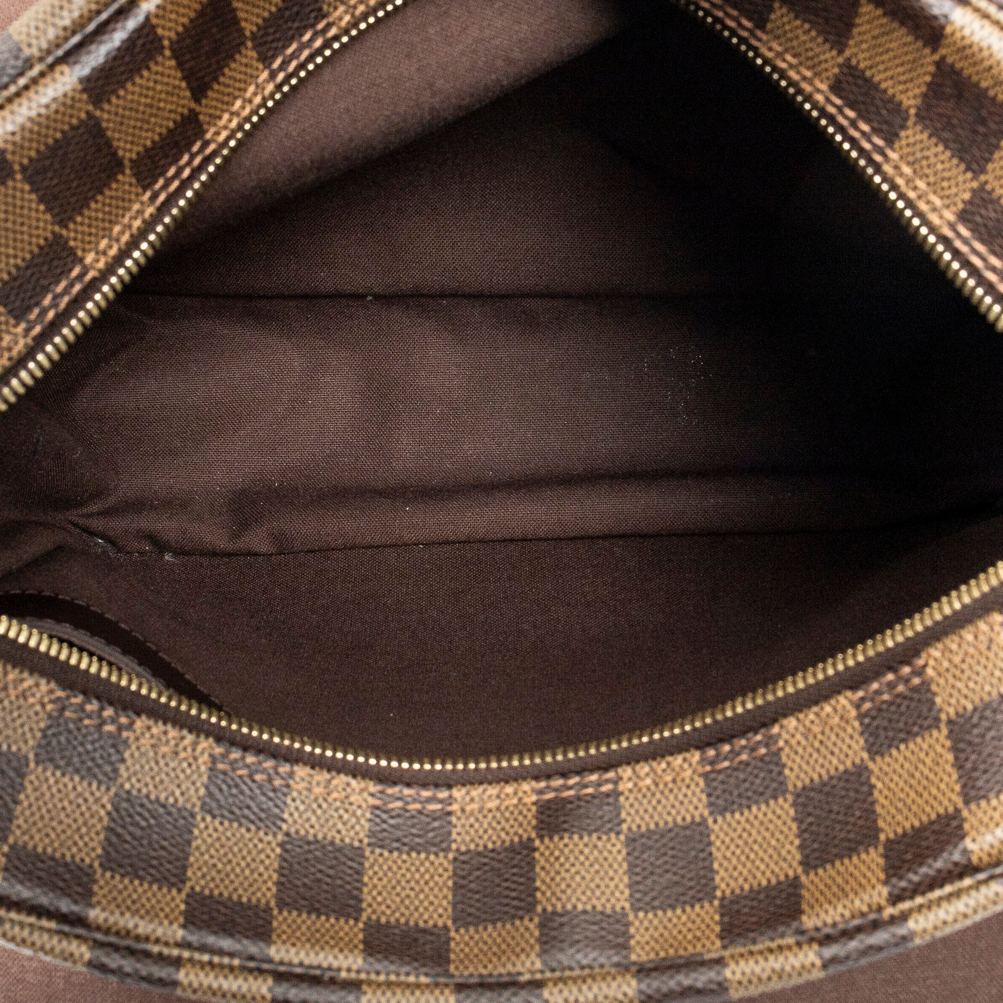 Shoulder Bag Naviglio Brown Damier Ebene